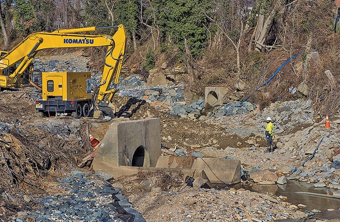 Stream restoration site